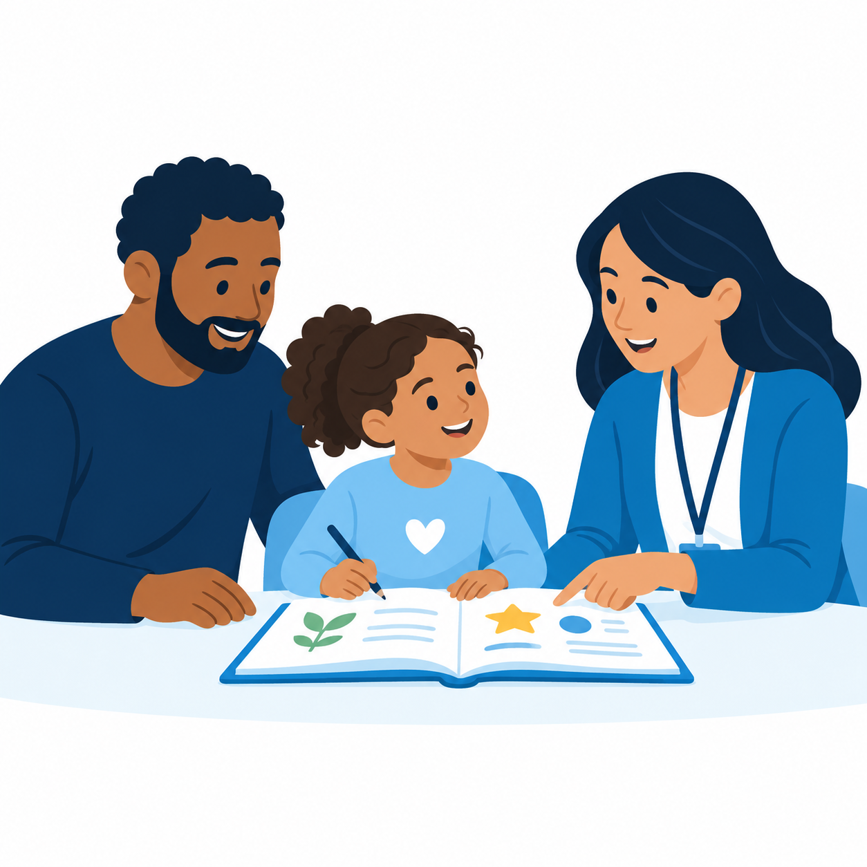 SENBOX family learning illustration