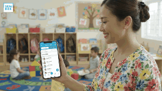 Animated SENBOX demonstration: Teacher, therapist and doctor modes